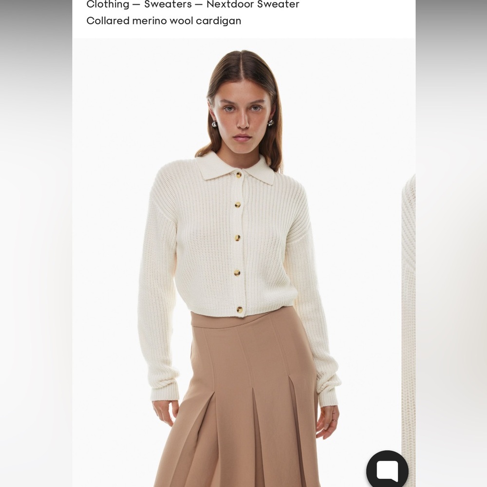 Wilfred Nextdoor cardigan, birch, xs
